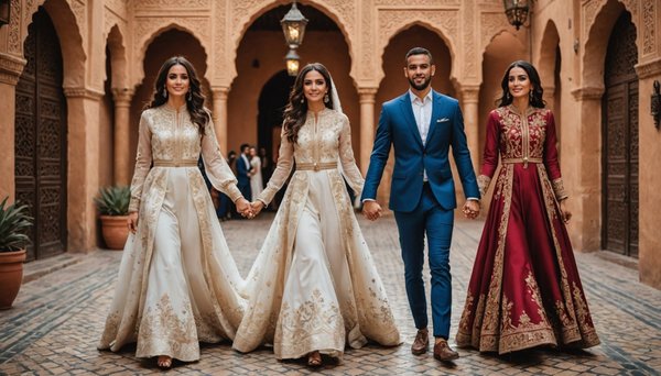 Choisir la robe marocaine parfaite pour un mariage : nos conseils
